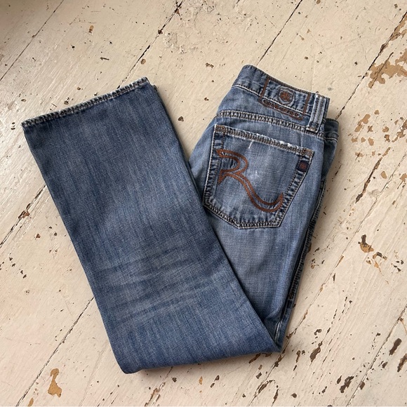 Rock & Republic Men"s Distressed Blue Jeans - Picture 11 of 16
